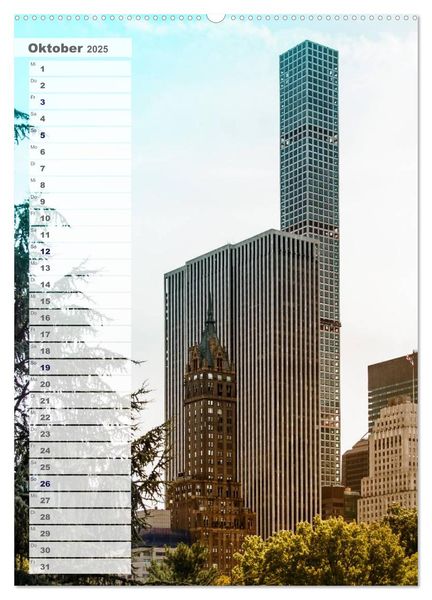 Produktbild: New York - Manhattan (hochwertiger Premium Wandkalender 2025 DIN A2 hoch), Kunstdruck in Hochglanz