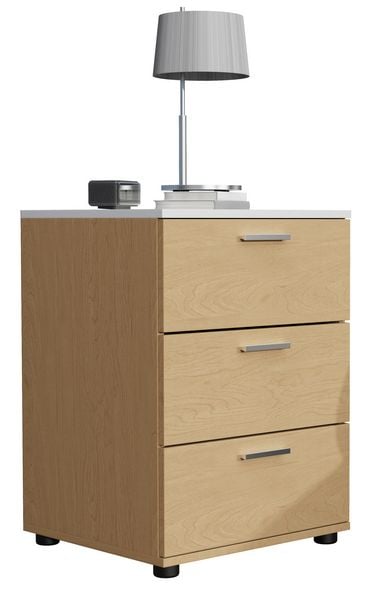 Produktbild: Holz Nachtschrank Nachttisch Schublade Testalo