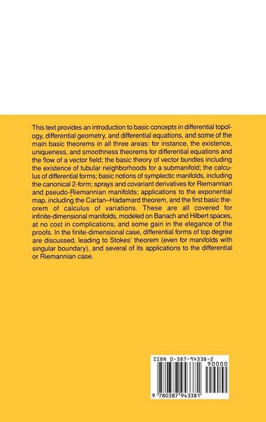 Produktbild: Differential and Riemannian Manifolds