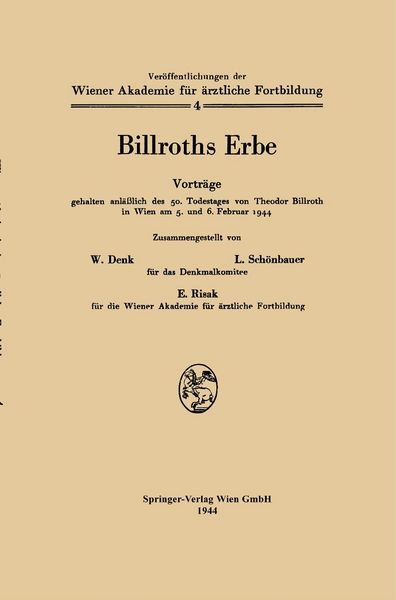 Produktbild: Billroths Erbe