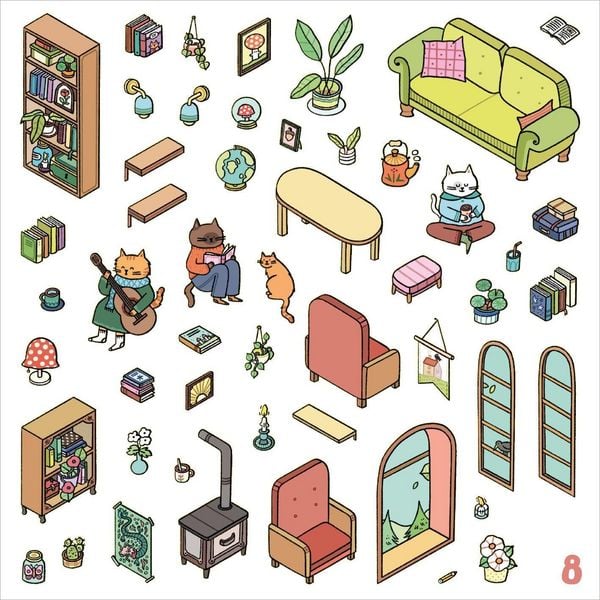 Produktbild: Mein 3D-Stickerhaus &ndash; Cozy Zuhause
