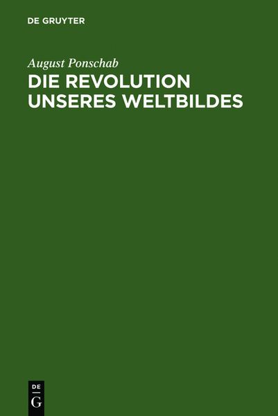 Produktbild: Die Revolution unseres Weltbildes