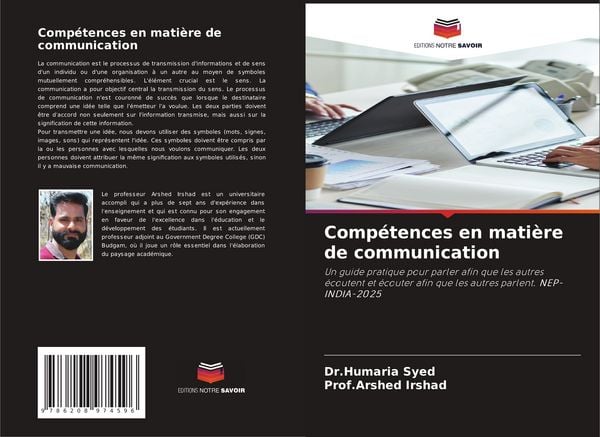 Produktbild: Comp&eacute;tences en mati&egrave;re de communication