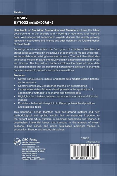 Produktbild: Handbook of Empirical Economics and Finance