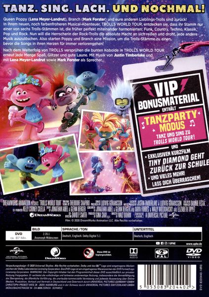 Produktbild: Trolls World Tour