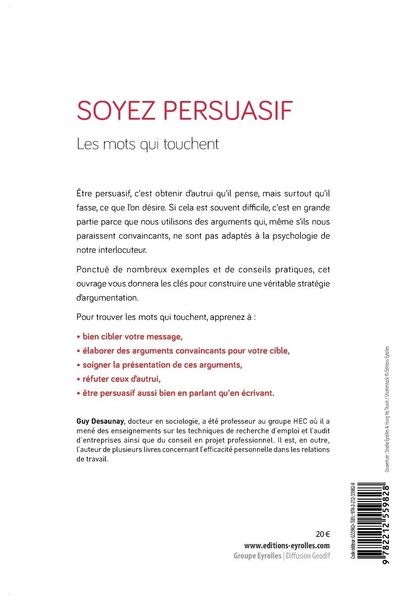 Produktbild: Soyez persuasif