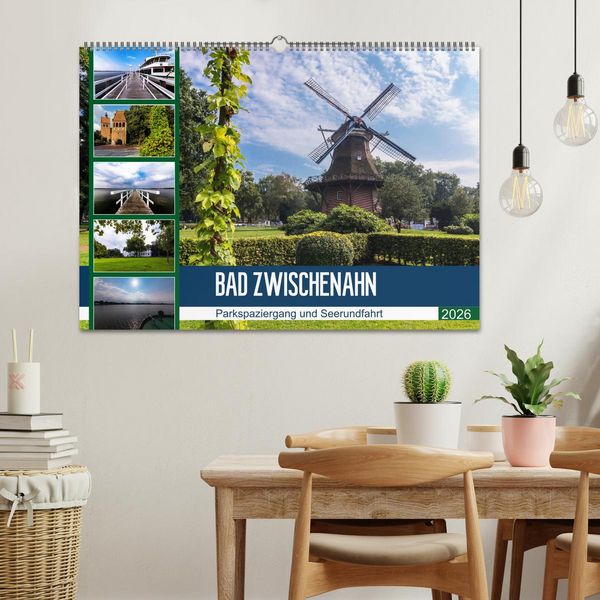 Produktbild: Bad Zwischenahn, Parkspaziergang und Seerundfahrt (Wandkalender 2026 DIN A2 quer), CALVENDO Monatskalender