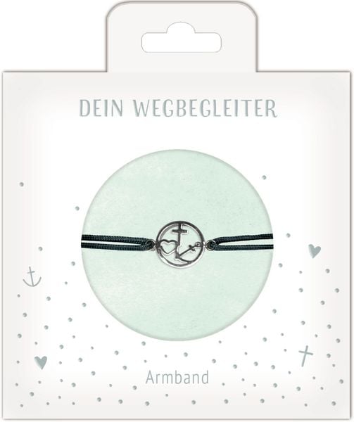 Produktbild: Armband &ndash; Armband mit Kreuz-Herz-Anker-Anh&auml;nger