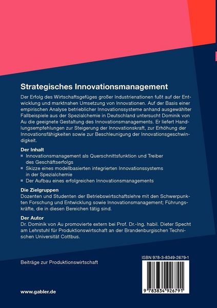 Produktbild: Strategisches Innovationsmanagement
