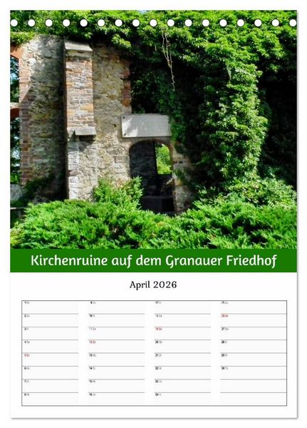 Produktbild: Natursch&ouml;nheiten aus Halle (Saale) (Tischkalender 2026 DIN A5 hoch), CALVENDO Monatskalender