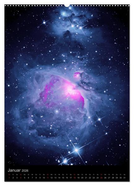 Produktbild: Sch&ouml;nheit des Universums (Wandkalender 2026 DIN A2 hoch), CALVENDO Monatskalender