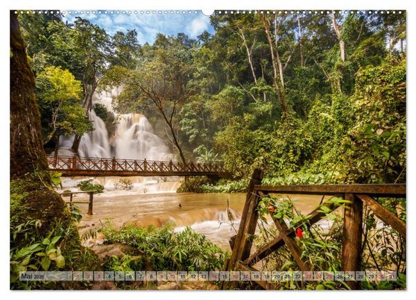 Produktbild: Laos - An den Ufern des Mekong (Wandkalender 2026 DIN A2 quer), CALVENDO Monatskalender