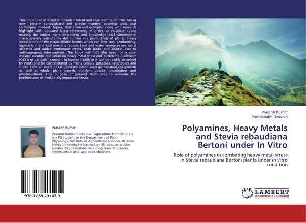 Produktbild: Polyamines, Heavy Metals and Stevia rebaudiana Bertoni under In Vitro