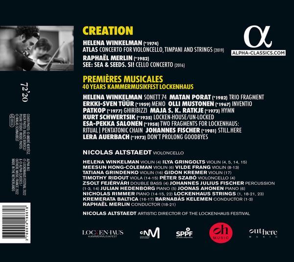 Produktbild: Altstaedt/Kremer/Winkelman/Ridout/Lockenhaus Strin: Creation