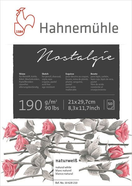 Produktbild: Hahnem&uuml;hle Papier Nostalgie, DIN A 4, 190 g/m&sup2;