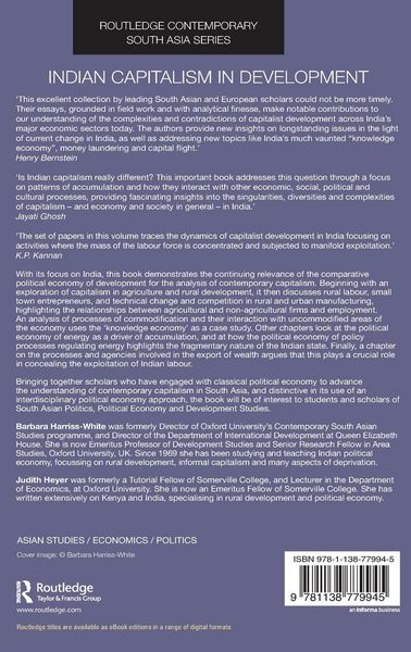 Produktbild: Indian Capitalism in Development
