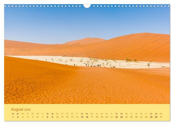 Produktbild: Namib Naukluft National Park - Unendliche W&uuml;ste (Wandkalender 2026 DIN A3 quer), CALVENDO Monatskalender