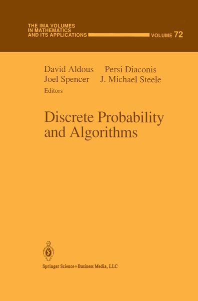 Produktbild: Discrete Probability and Algorithms