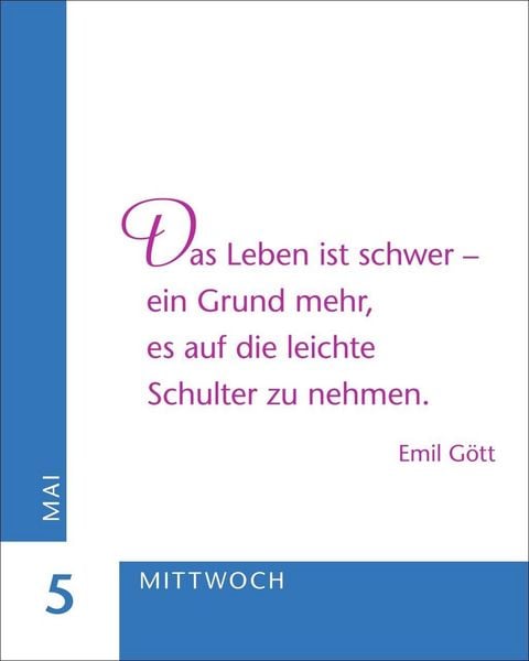 Produktbild: Ein Jahr gute Laune Mini-Geschenkkalender 2027