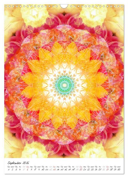 Produktbild: MANDALA COMPOSITIONS (Wall Calendar 2026 DIN A3 portrait), CALVENDO 12 Month Wall Calendar