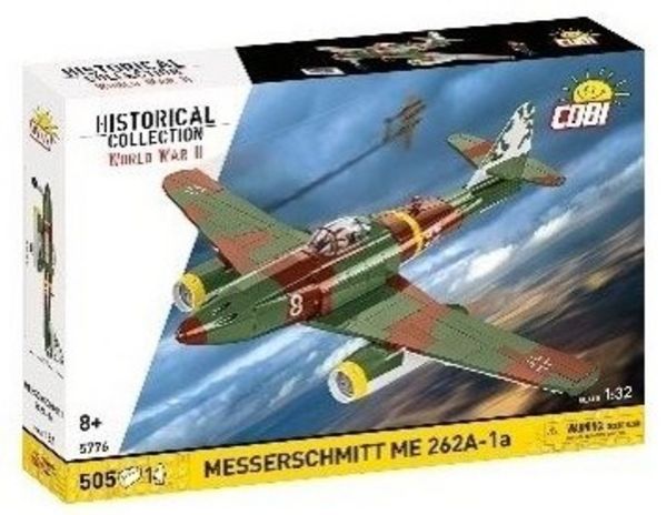 COBI Messerschmitt-Düsenjäger aus Klemmbausteinen