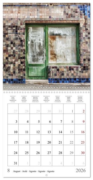 Produktbild: L'&acirc;me des boutiques oubli&eacute;es (Calendrier mural carr&eacute; 2026 30x30 cm) Calendrier double avec une page pour vos prises de notes
