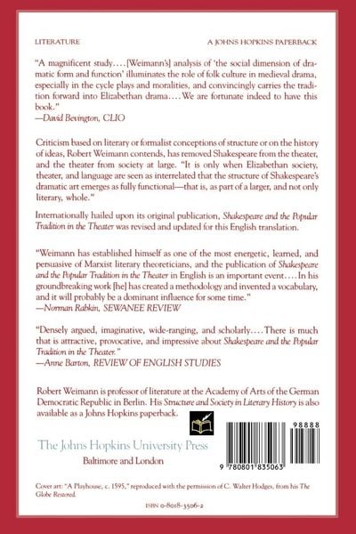 Produktbild: Shakespeare and the Popular Tradition in the Theater