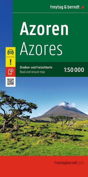 Produktbild: freytag & berndt Stra&szlig;enkarte Azoren 1:50.000