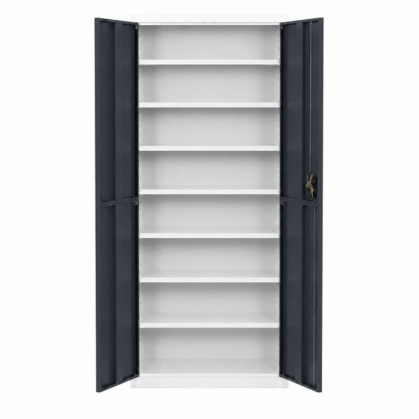 Produktbild: Stahl Schuhschrank Malivo 80 x 180 x 40 cm
