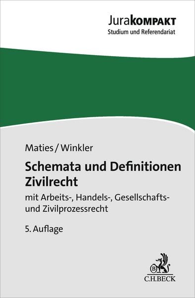 Produktbild: Schemata und Definitionen Zivilrecht
