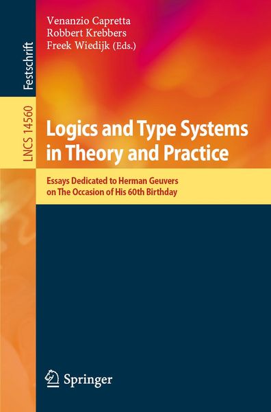 Produktbild: Logics and Type Systems in Theory and Practice