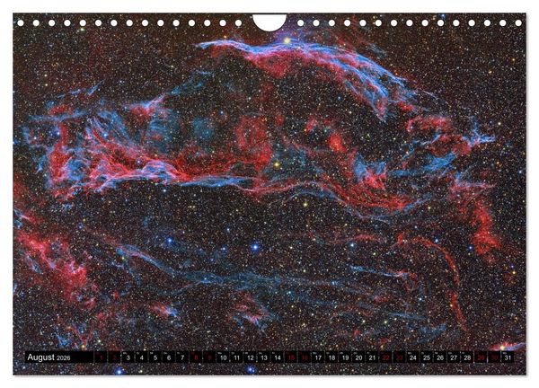 Produktbild: Galaktische Nebel (Wandkalender 2026 DIN A4 quer), CALVENDO Monatskalender
