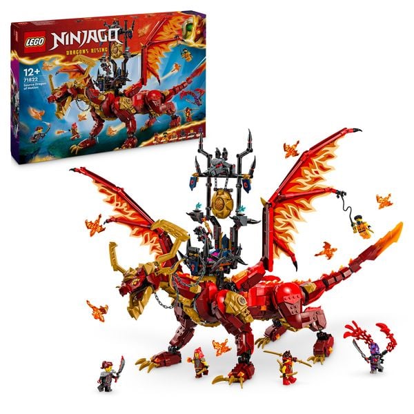 LEGO NINJAGO Quelldrache der Bewegung, Abenteuer-Spielzeug 71822