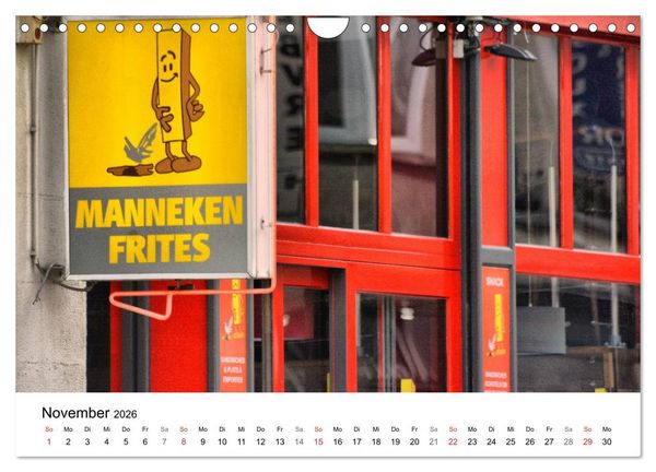 Produktbild: 300mm - Br&uuml;ssel (Wandkalender 2026 DIN A4 quer), CALVENDO Monatskalender