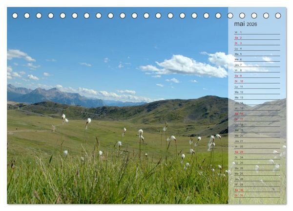 Produktbild: MONTAGNES Sommets des Hautes-Alpes (Calendrier de bureau 2026 DIN A5 vertical), CALVENDO calendrier mensuel