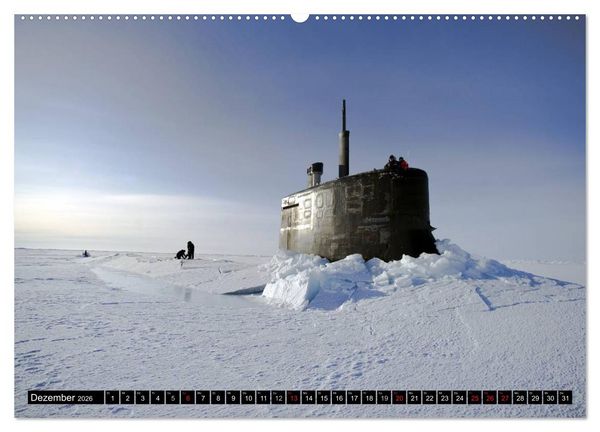 Produktbild: U-Boote - Milit&auml;rische Unget&uuml;me (hochwertiger Premium Wandkalender 2026 DIN A2 quer), Kunstdruck in Hochglanz