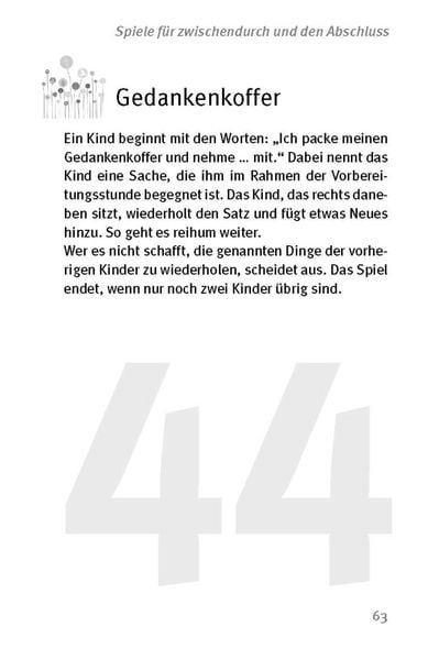 Produktbild: Die 50 besten Spiele für die Erstkommunion-Vorbereitung