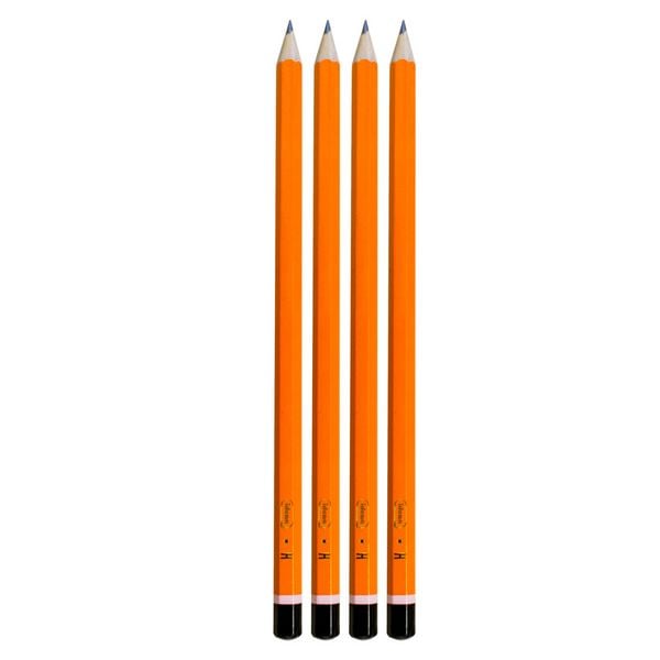 Produktbild: Idena Bleistifte H orange 4 St&uuml;ck Blister