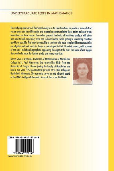 Produktbild: Beginning Functional Analysis