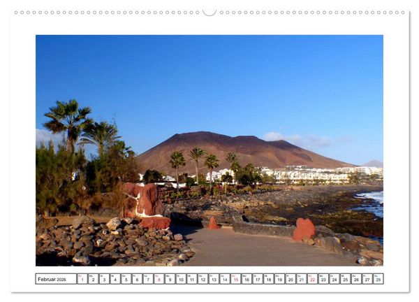 Produktbild: Lanzarote - Playa Blanca (Wandkalender 2026 DIN A2 quer), CALVENDO Monatskalender