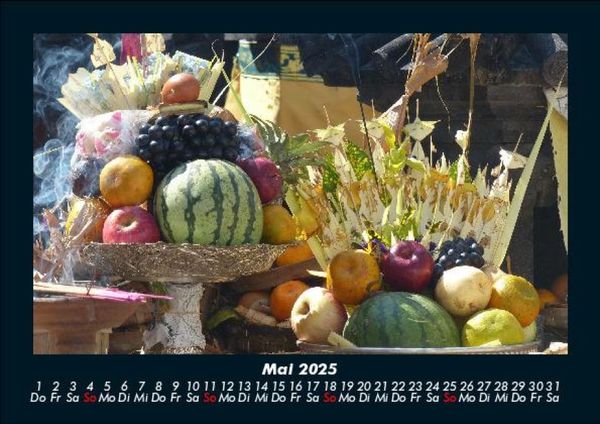 Produktbild: Obstkalender 2025 Fotokalender DIN A5
