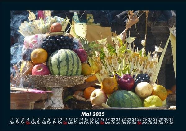 Produktbild: Obstkalender 2025 Fotokalender DIN A5