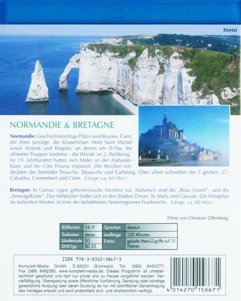 Produktbild: Normandie & Bretagne - Golden Globe