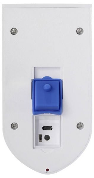 Produktbild: Sygonix Mini-Alarmanlage Wei&szlig;, Rot mit LED, mit Bewegungsmelder, mit Fernbedienung, mit Solar, mit WLAN 120 dB SY-6515320
