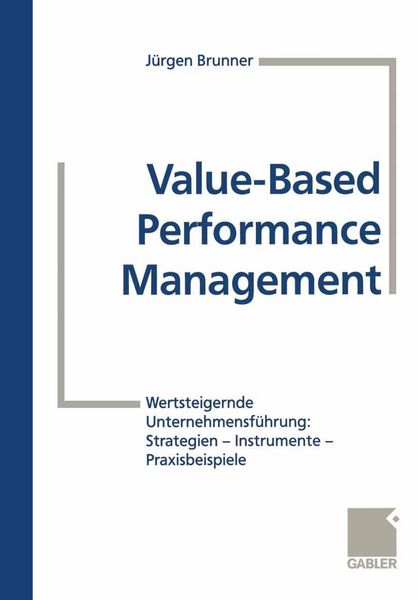Produktbild: Value-Based Performance Management