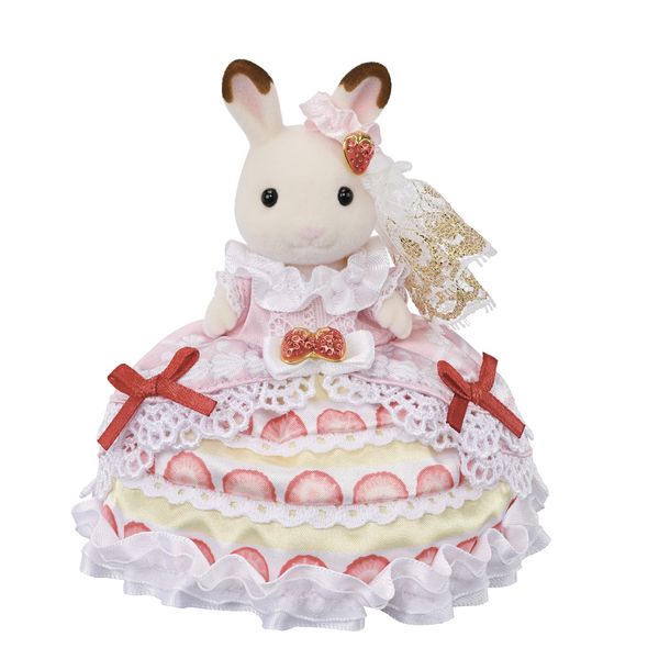 Produktbild: Sylvanian Families 5847 - 40. Jubil&auml;um: Freya im Erdbeer-Geburtstagskleid, Spielfigur