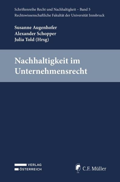 Produktbild: Nachhaltigkeit im Unternehmensrecht