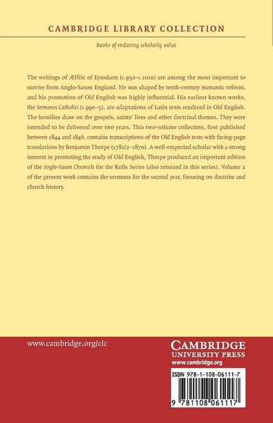 Produktbild: The Homilies of the Anglo-Saxon Church