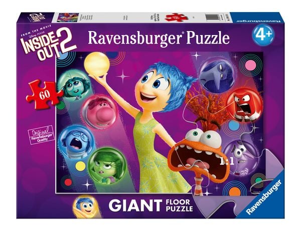 Ravensburger Kinderpuzzle 12004174 - Alles steht Kopf 2: Ein großes Durcheinander - Bodenpuzzle mit 60 großen Puzzleteilen, für kleine Disney-Fans ab 4 Jahren