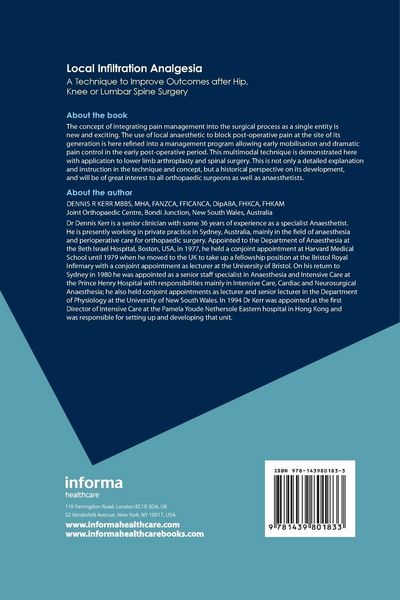 Produktbild: Local Infiltration Analgesia